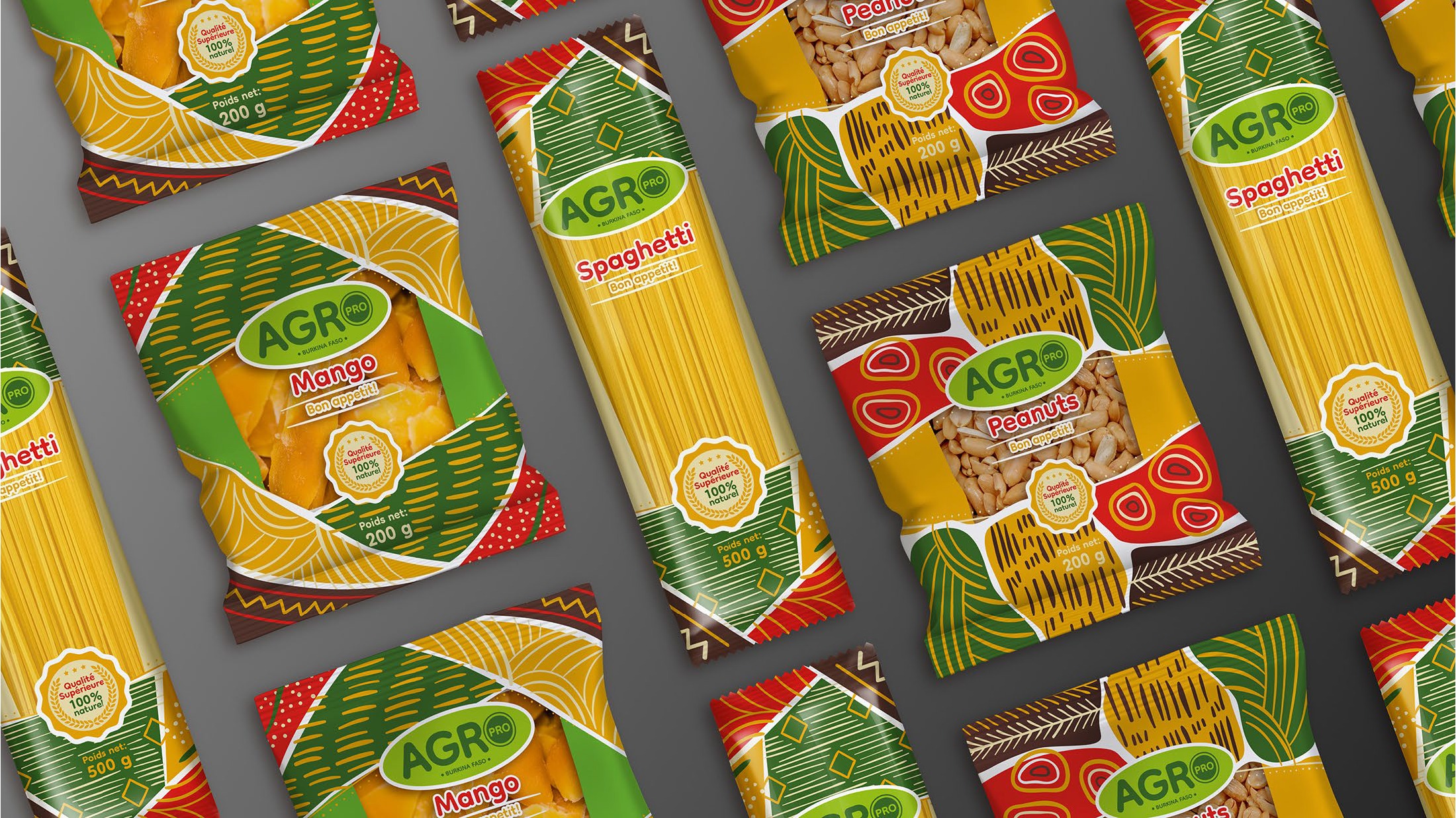 AGRO Pro packaging collection showing multiple products